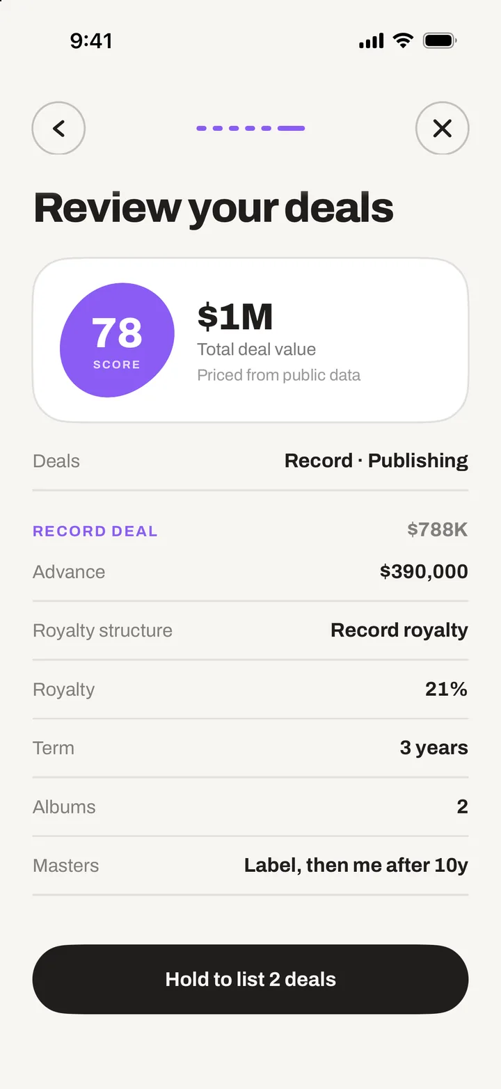 Review your deals